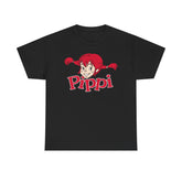 Official Pippi Longstocking Unisex Heavy Cotton Tee